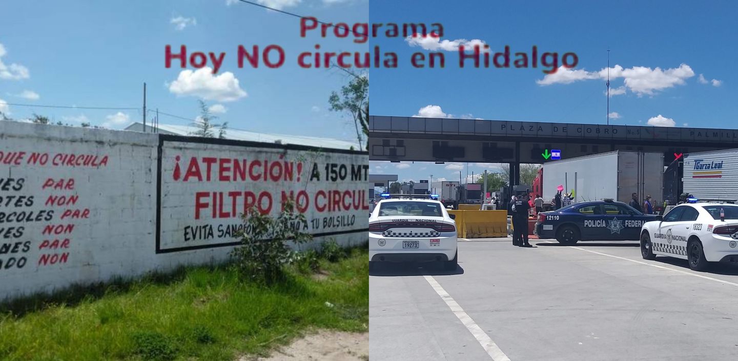 Alertan a queretanos para no ser "extorsionados" con Hoy no circula sanitario de Hidalgo 