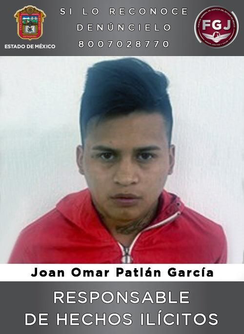 #Sentencia de 47 años a Joan Omar Patlán García por homicidio calificado 
