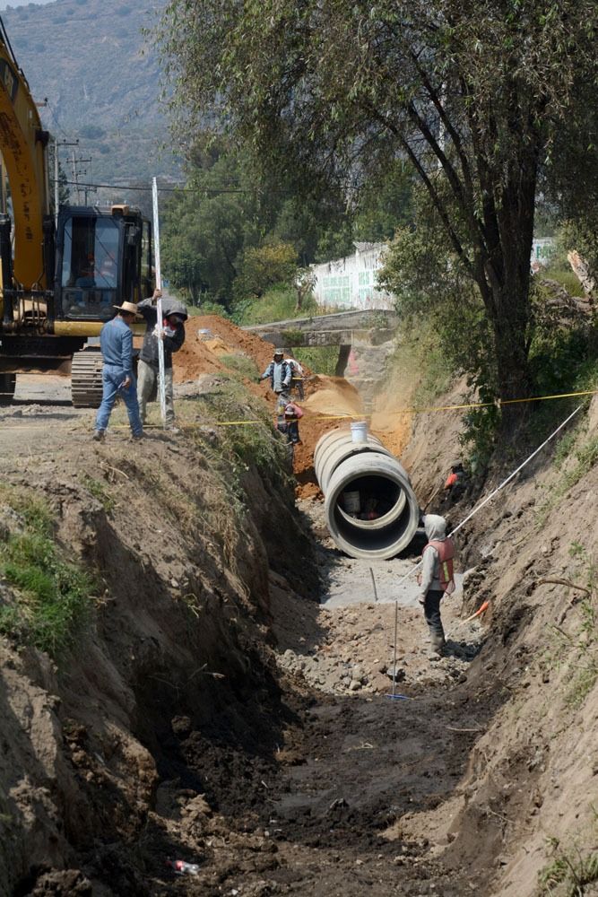 #El gobierno de Ixtapaluca entuba el canal Hidalgo en Tlalpizáhuac