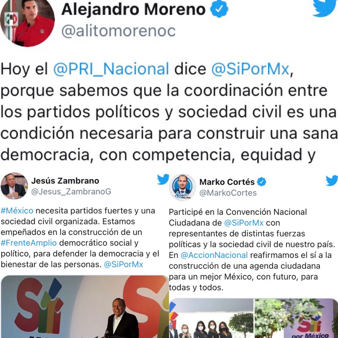 Oposición se une para vencer a López Obrador en comicios intermedios de 2021