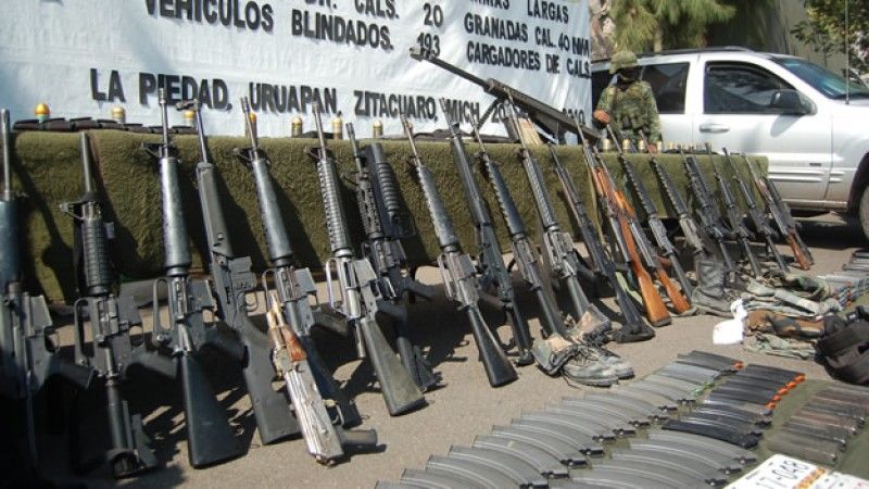 Circulan 1.7 millones de armas ilegales en México  