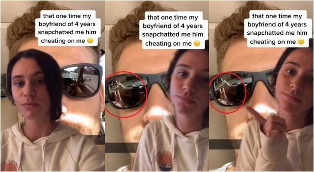 Ojito a ciertos detalles: descubre la infidelidad con un selfie de Snapchat y es viral en TikTok [VIDEO]
