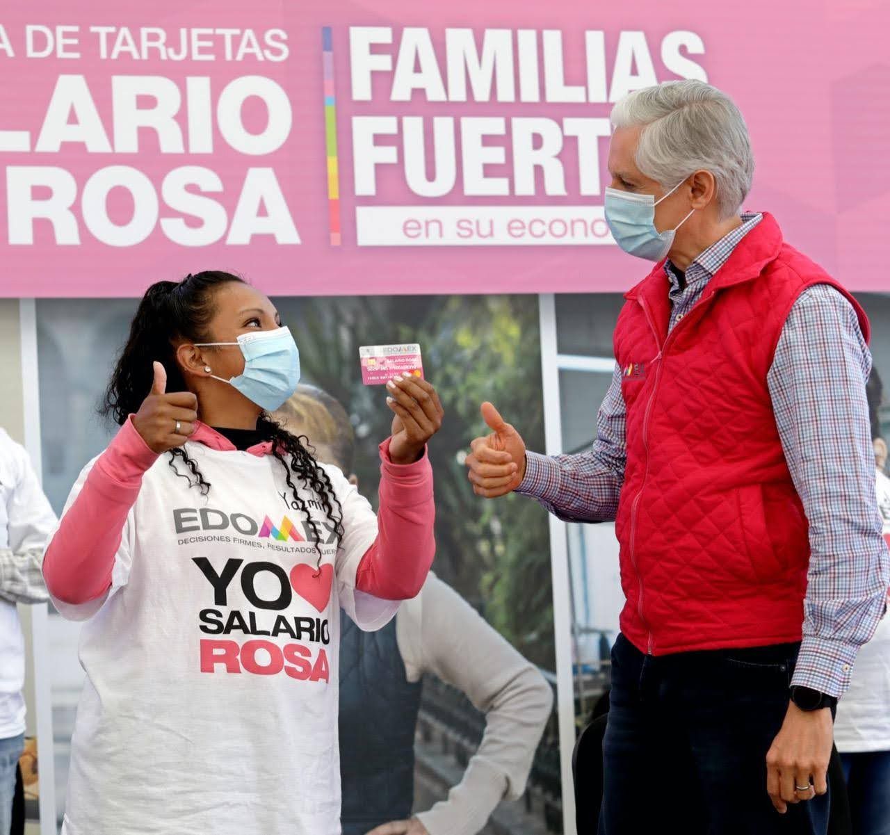Jefas de familia mexiquenses trabajan por el bienestar de sus familias y el #salario rosa reconoce su dedicación: Alfredo del Mazo 