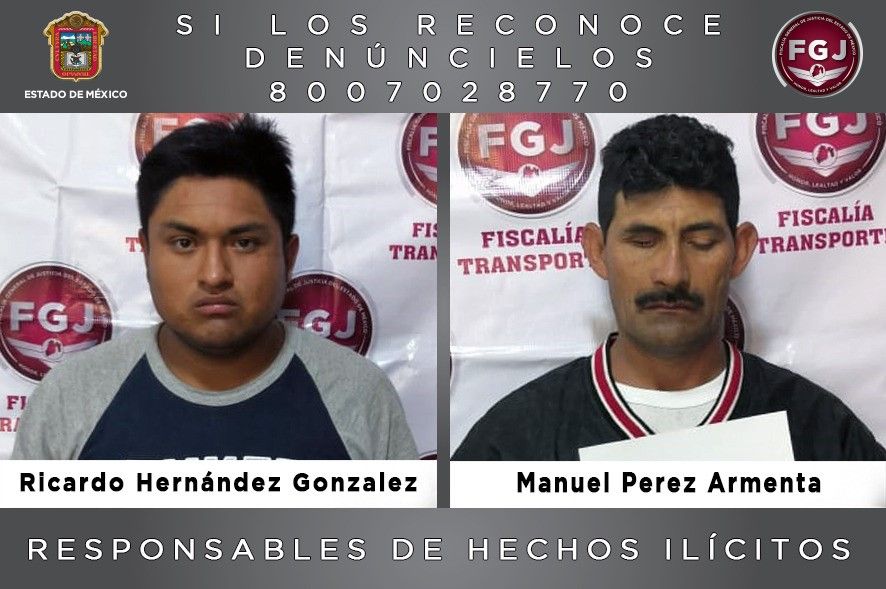 #Dan  24 años de tambo  a Manuel Pérez Armenta y Ricardo Hernández González por asalto a transporte 
