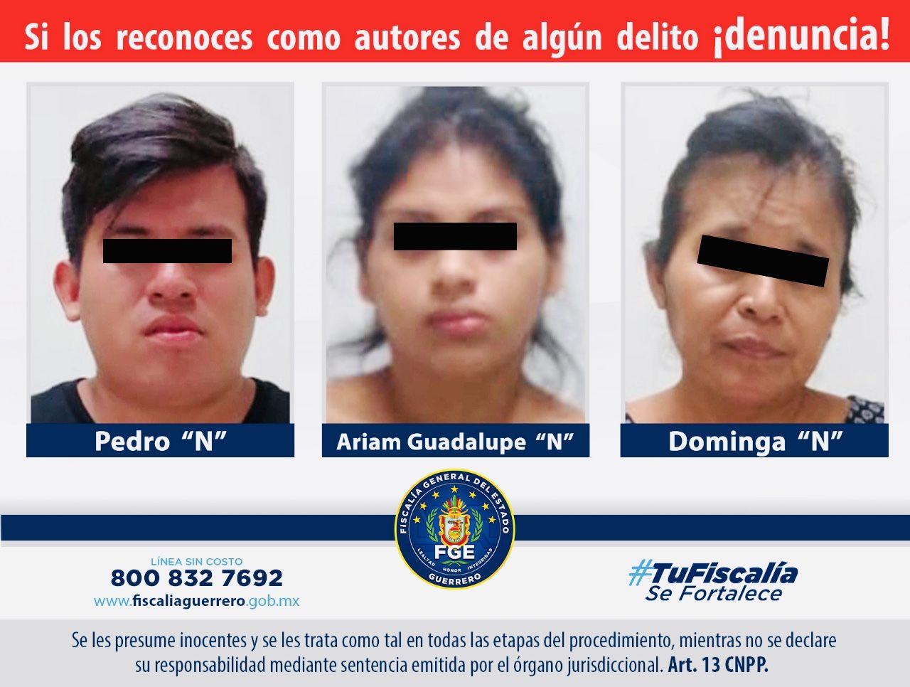 Logra la Fiscalía de Guerrero vinculación a proceso de presuntos secuestradores de una maestra en Acapulco 