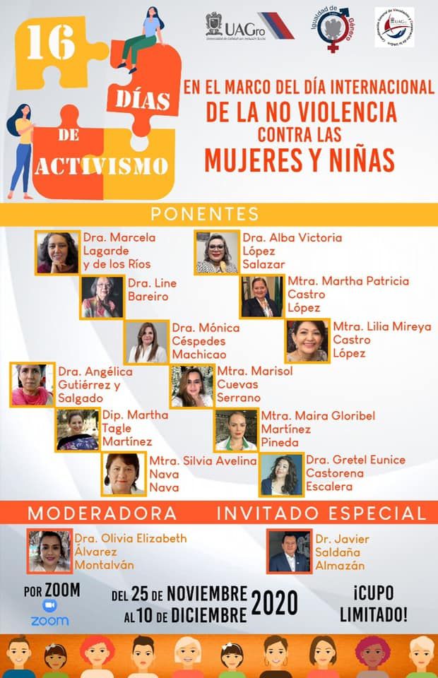  Javier Saldaña invita a unirse a los #16DíasDeActivismo para informarse, prevenir y erradicar la violencia que viven las mujeres