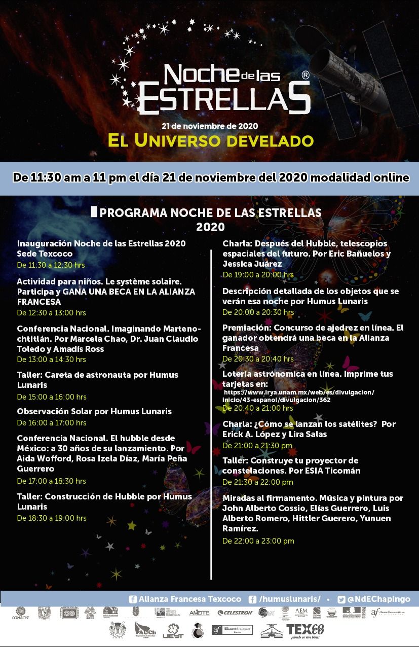 Texcoco invita a la ’Noche de las Estrellas’, este gran evento será virtual el 21 de noviembre