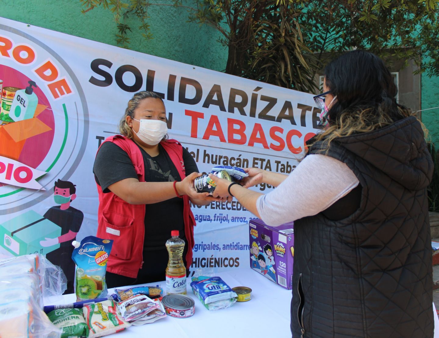 Chimalhuacán se solidariza con Tabasco

