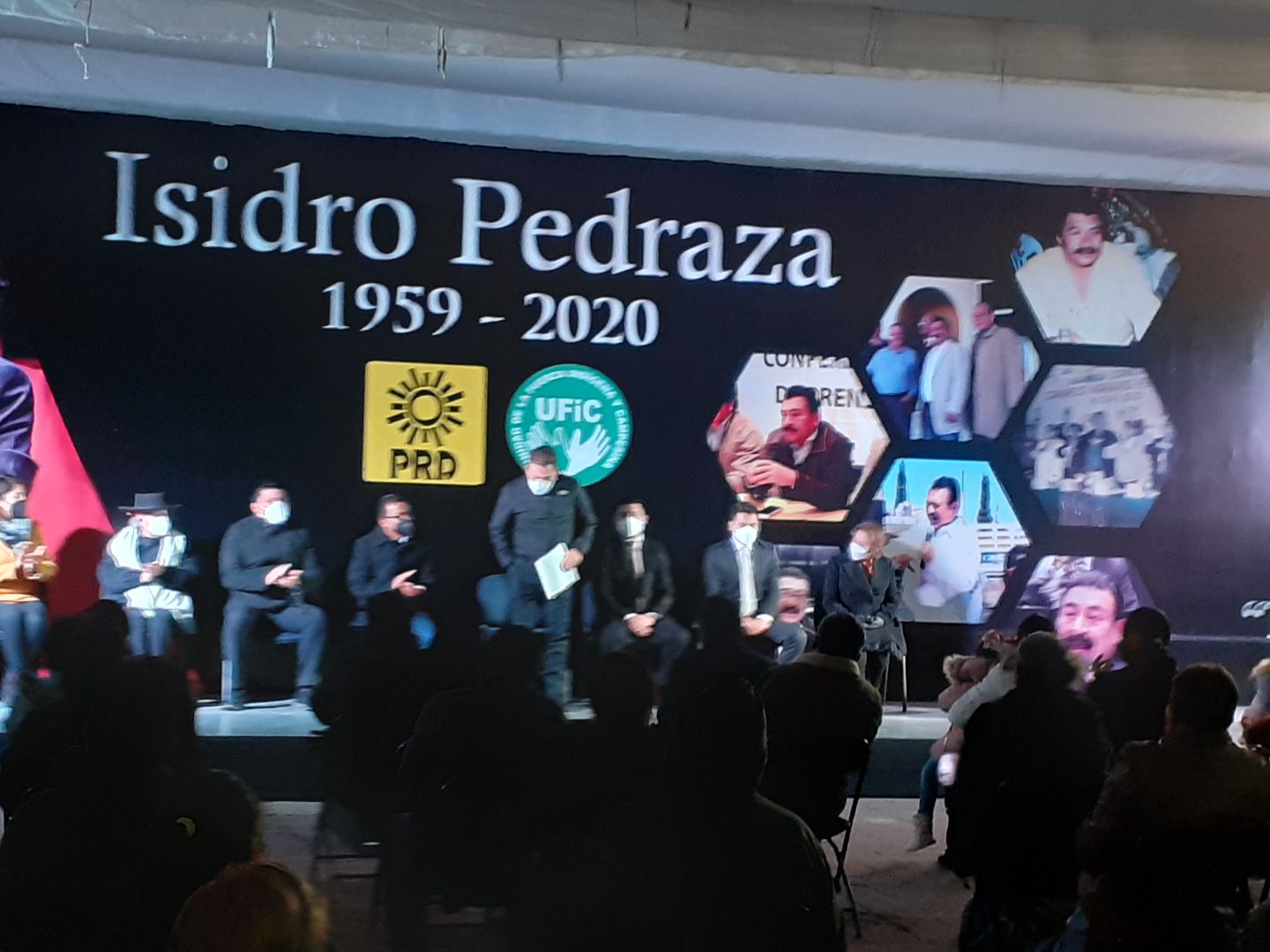 PRD y UFIC rinden homenaje póstumo a Isidro Pedraza