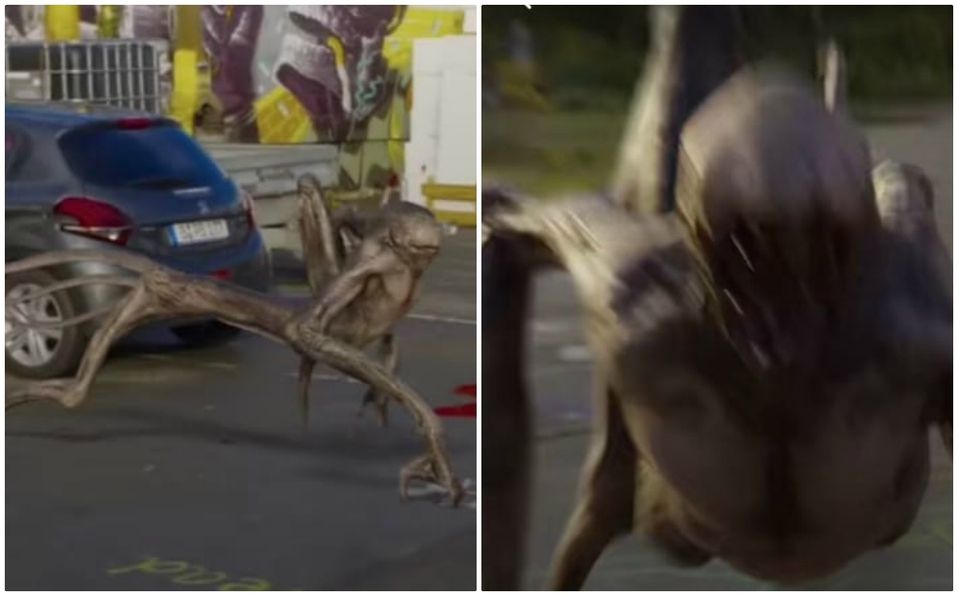 Impactante video de ’criatura alienígena’ caminando por las calles aterroriza TikTok
