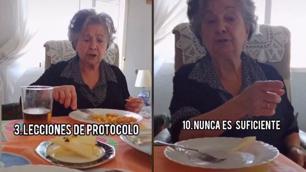 El video viral que muestra las armas de las abuelas para que sus nietos coman más
