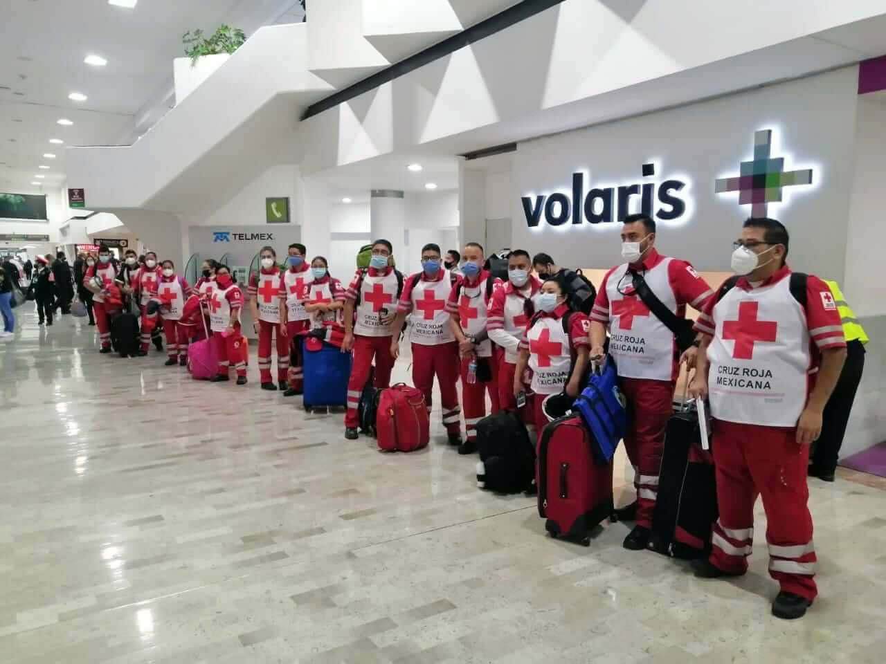 Especialistas de Cruz Roja Mexicana van en apoyo de damnificados de Tabasco
