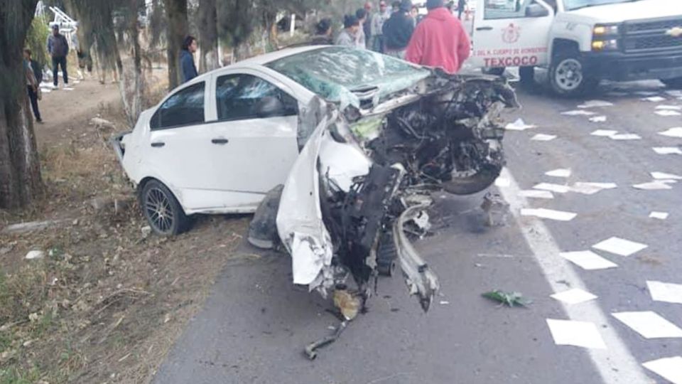 Accidente en Peñón-Texcoco deja 4 heridos, entre ellos dos menores de edad
