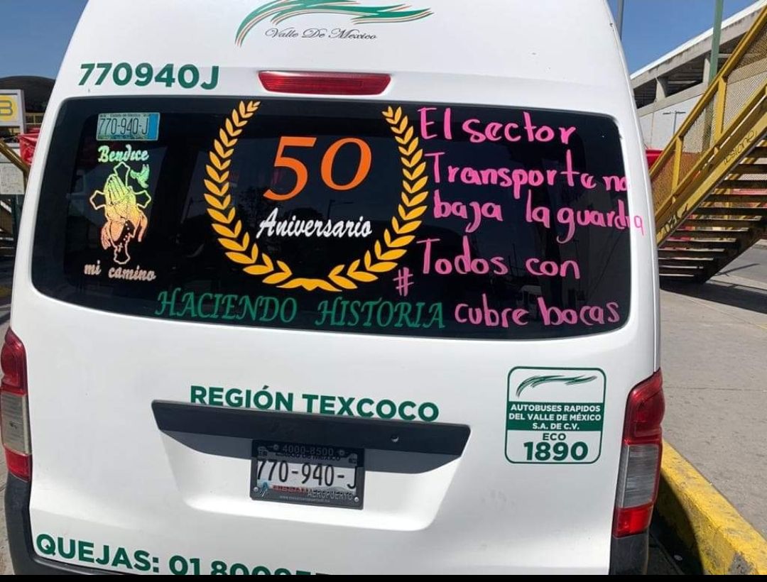Rápidos del Valle de México solicita operadores para el transporte público en Texcoco 
