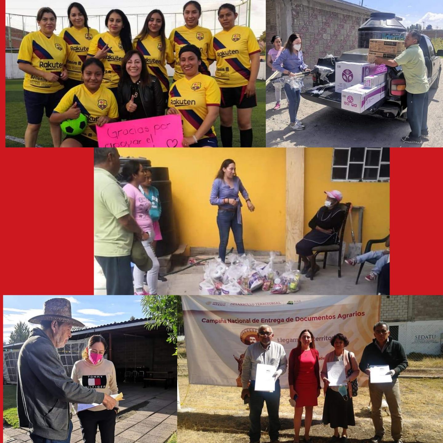 Trabajos de gestión social y apoyos realiza en Chiconcuac la 1er regidora Bellanira Montes Velasco 