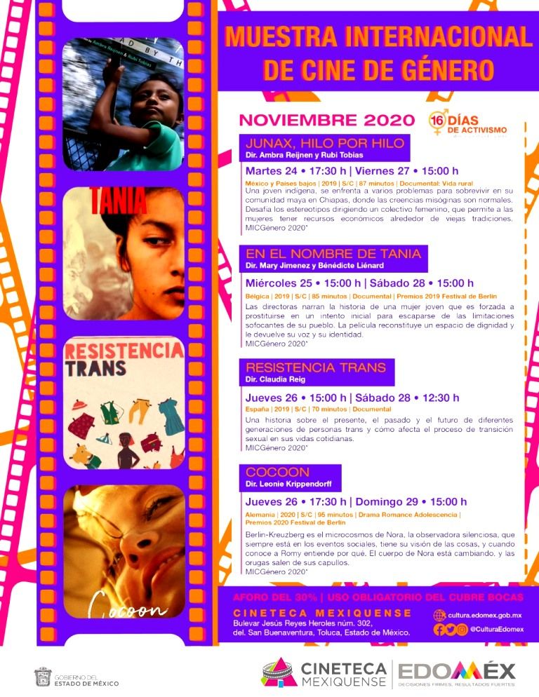 Presentan muestra Internacional de Cine con perspectiva de género en la Cineteca Nacional