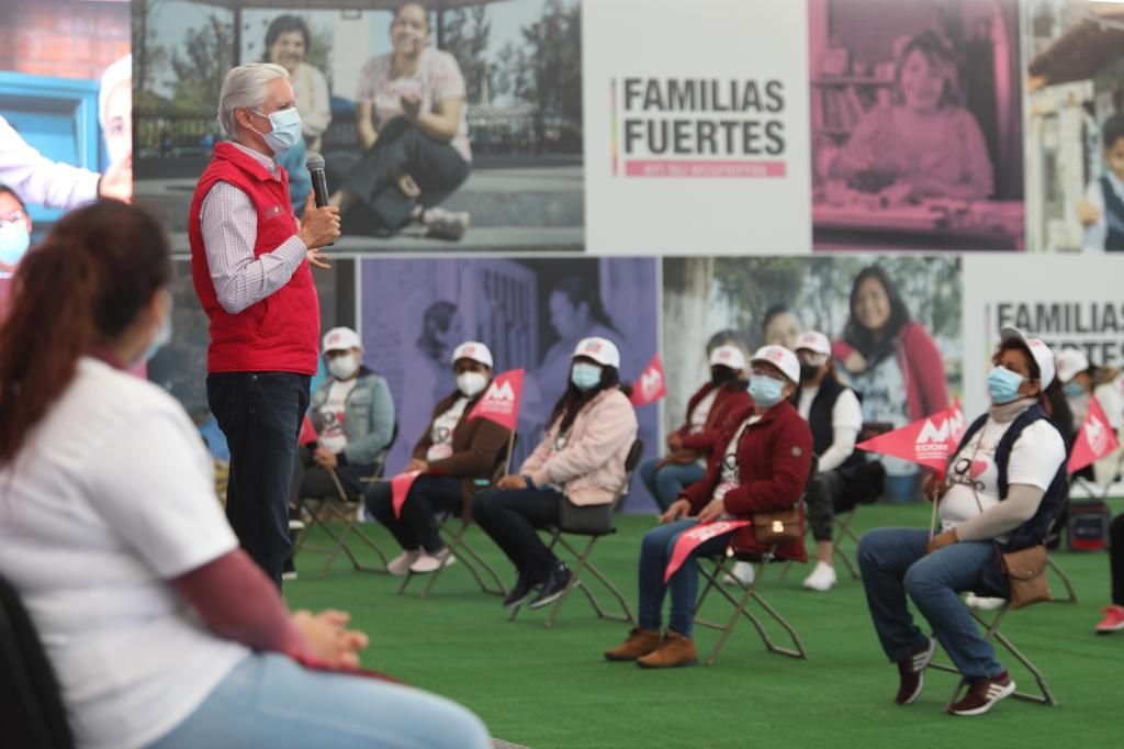 Llega #salario rosa a las familias que nunca antes habían #recibido un apoyo: Alfredo del Mazo 