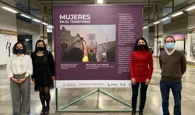 Llega exposición Mujeres en el Territorio a Metro de CDMX