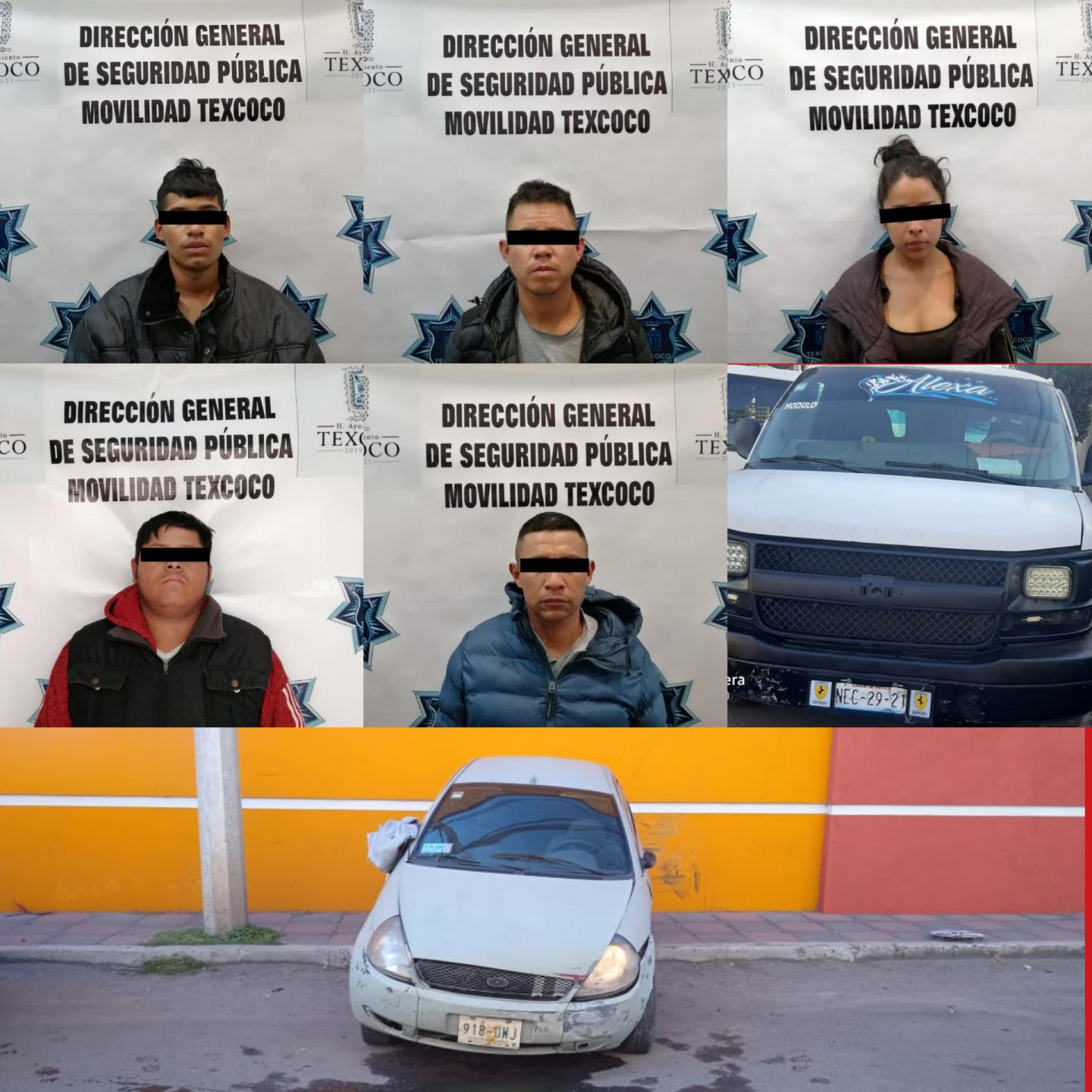 Detienen a Cinco presuntos secuestradores pretendían secuestrar a hija de empresario en Texcoco 