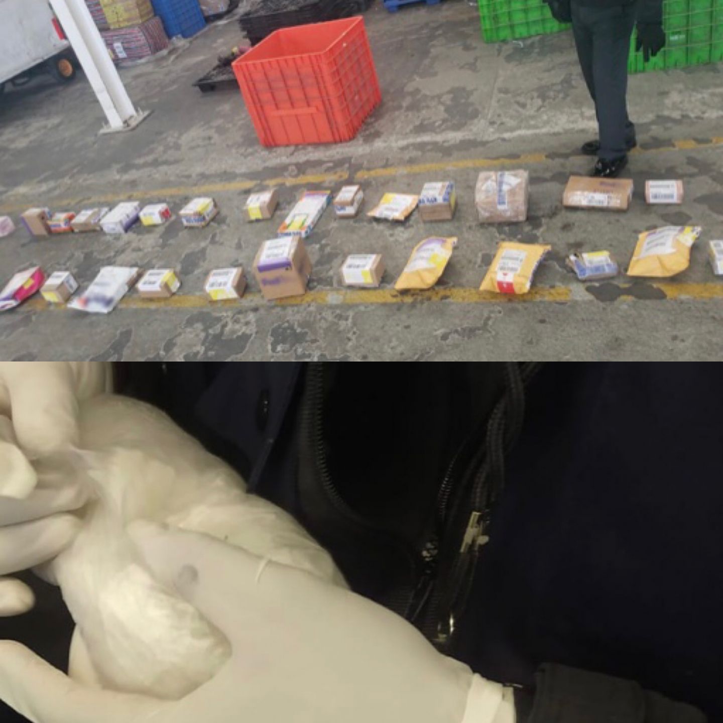 Incauta Guardia Nacional narcóticos en área de paquetería del Aeropuerto de Toluca 