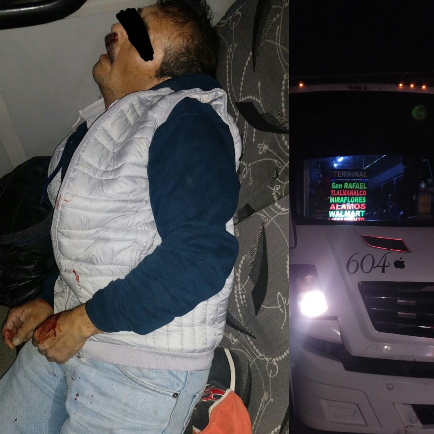 Asesinan a pasajero que intentó detener a delincuentes en autobús de pasajeros en Chalco 