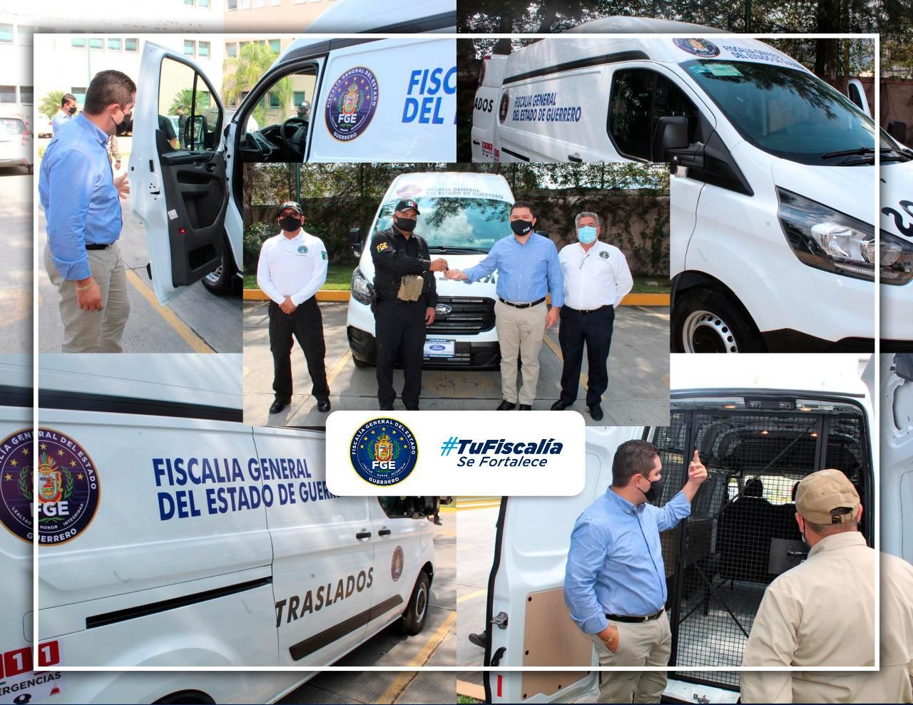 Fortalece Jorge Zuriel de los Santos labor de agentes en la Fiscalía de Guerrero; entrega vehículos para ministeriales 