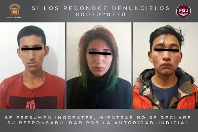 Tripleta de presuntos homicidas irán a la cárcel luego de ser encontrados por la FGJEM en el delito de homicidio en Calimaya 