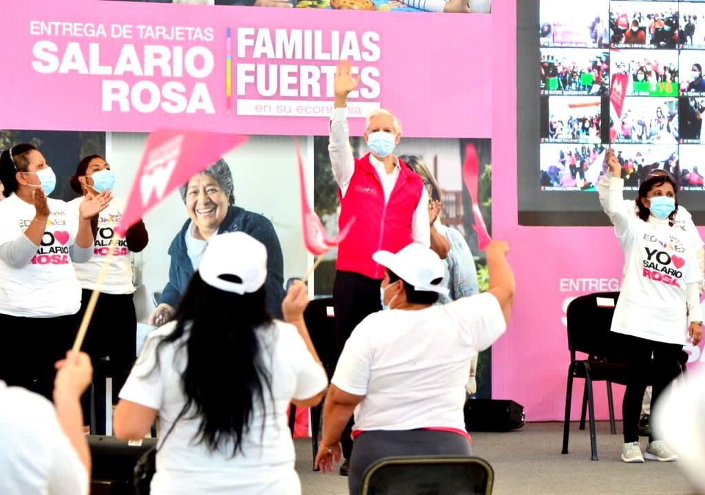Alfredo del Mazo indica que entrega el Salario Rosa con un gran compromiso para apoyar a las amas de casa y la economía de las familias mexiquenses 