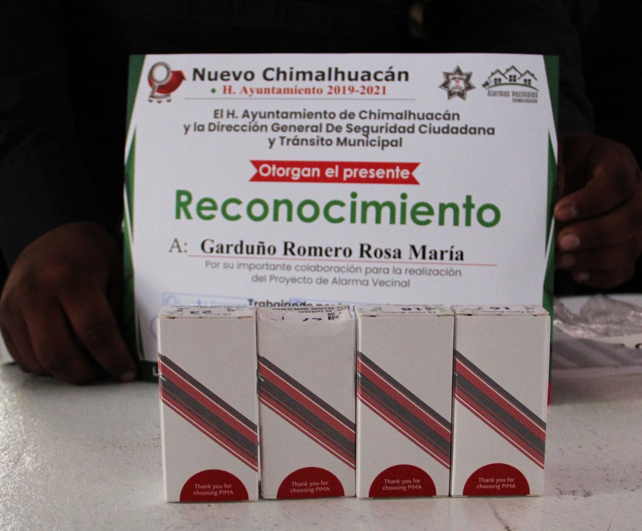 Programa de Alarmas Vecinales Híbridas llega a 2 mil chimalhuacanos más