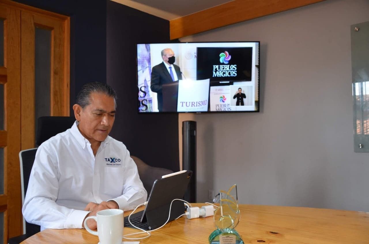 El gobierno de Taxco participa en la conferencia virtual donde SECTUR da a conocer nuevos nombramientos de Pueblos Mágicos. 