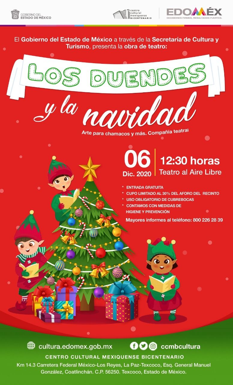 Inician actividades #decembrinas en Centro Cultural Mexiquense 