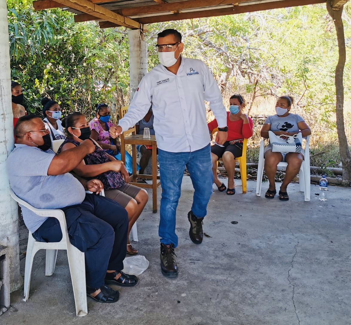 Visita Yaír García Los Mogotes y conversa con turisteros para generar estrategias por la pandemia 