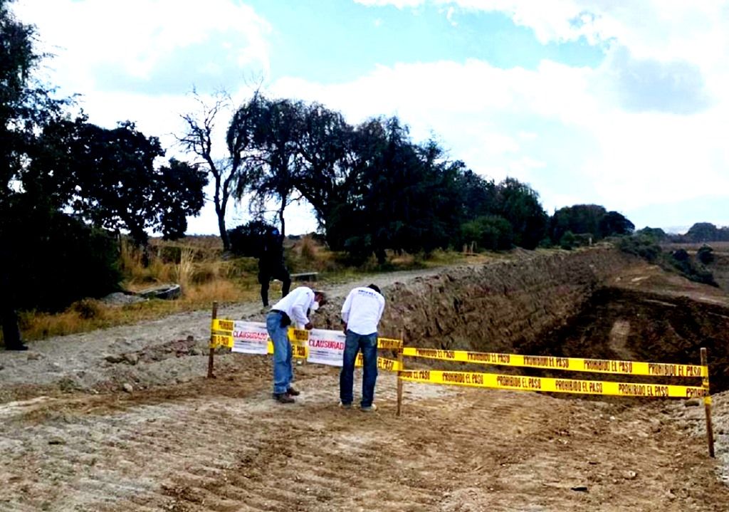 La Procuraduría Ambiental clausura tres minas en Calimaya


