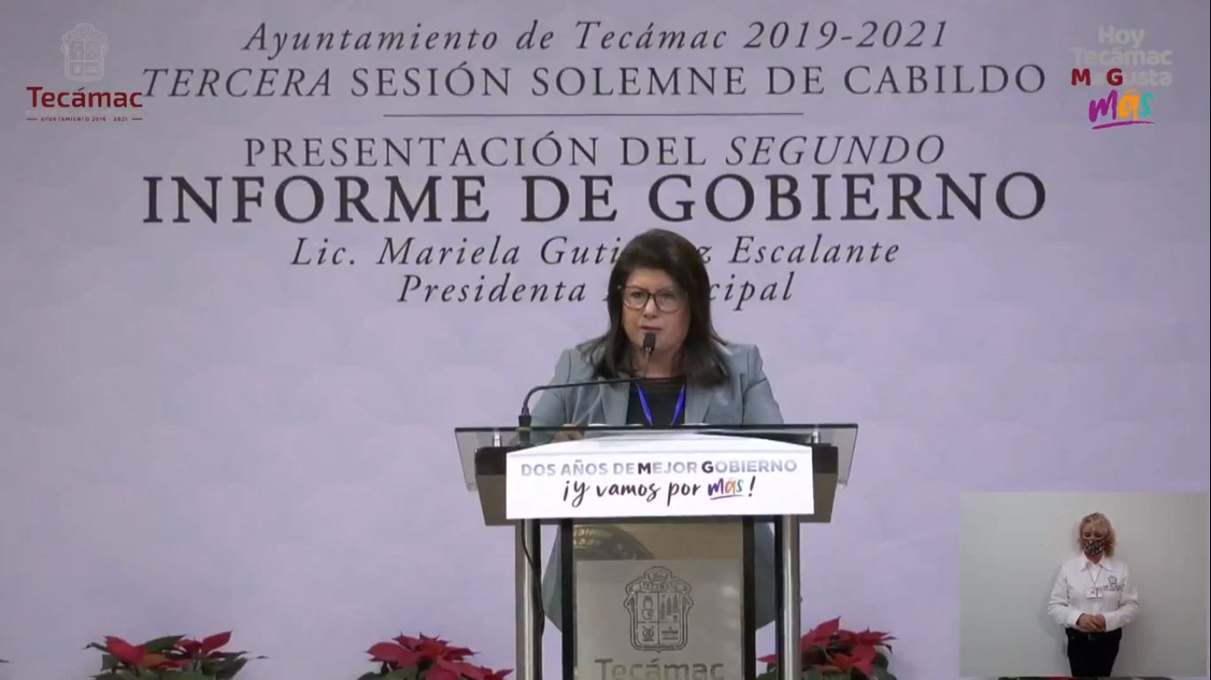 EN POCO TIEMPO, TECAMAC SE CONVIERTE EN 
TIERRA DE OPORTUNIDADES: MARIELA GUTIERREZ