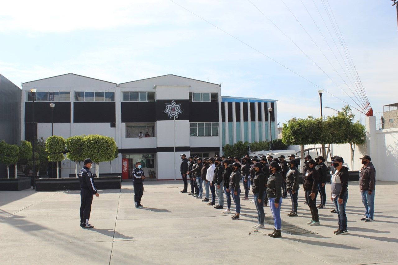 Continúa formación de policías de Chimalhuacán