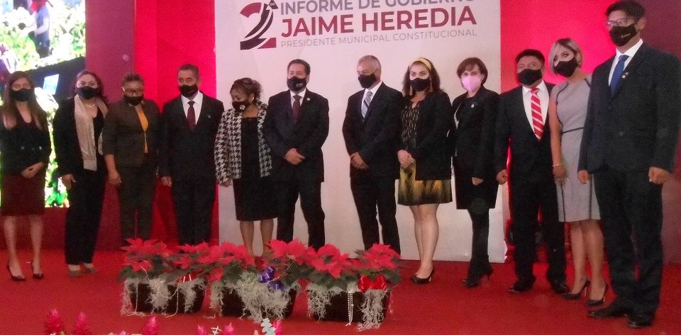 Jaime Heredia presentó sustancioso Segundo Informe en Teotihuacán