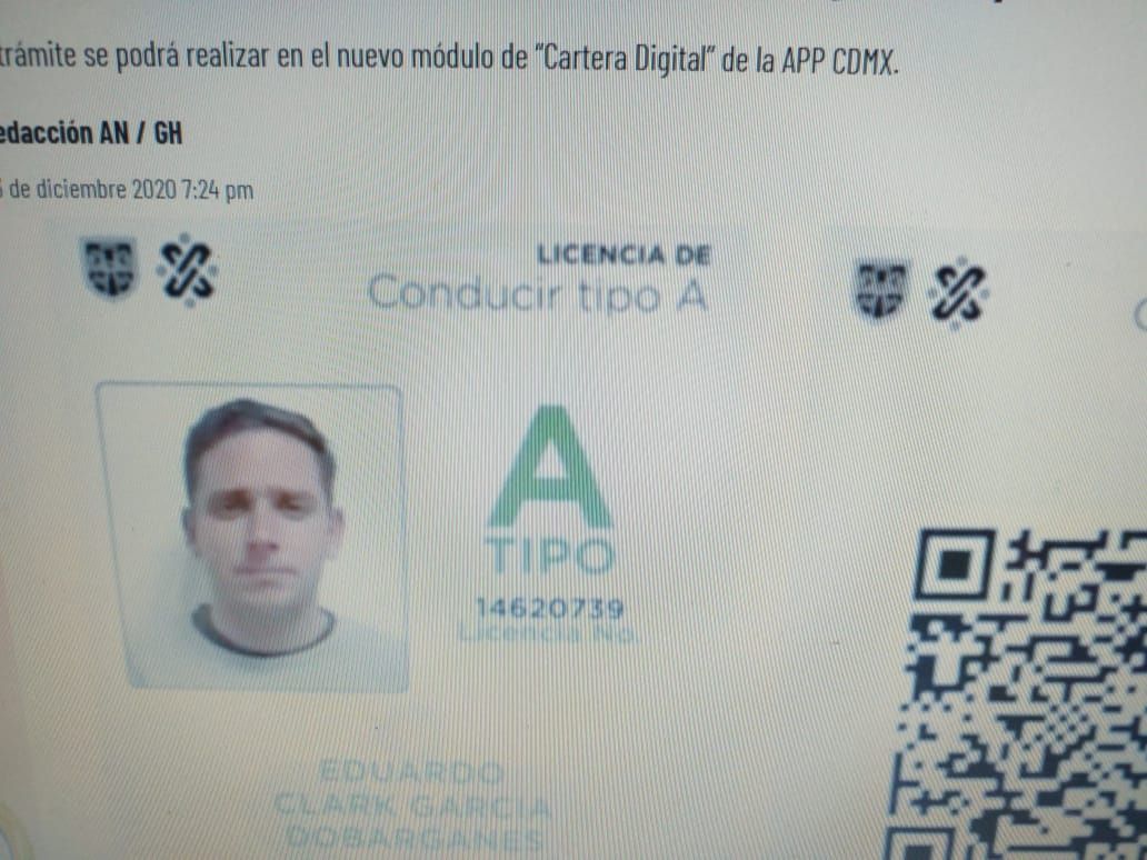 #Lanza CDMX licencia de conducir digital Tipo A