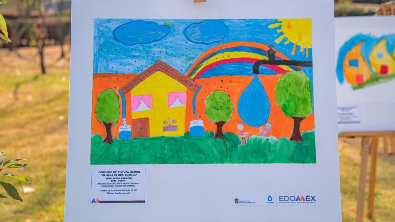 Premia CAEM a los 15 guardianes del agua, ganadores del concurso estatal de pintura infantil y juvenil 2020