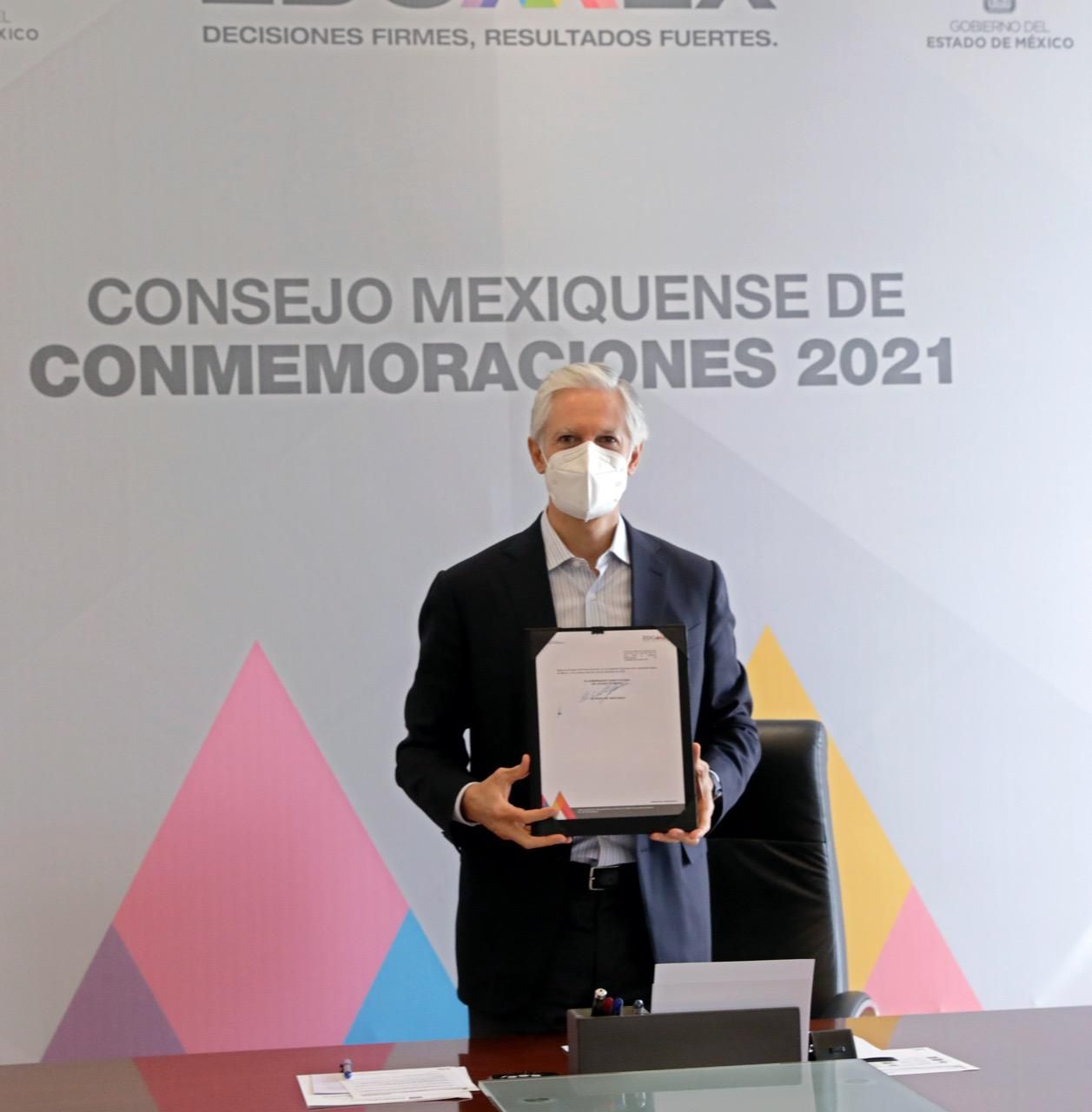 Encabeza el gobernador Alfredo del Mazo instalación del consejo mexiquense de conmemoraciones 2021