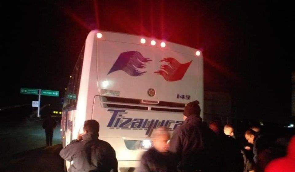 #En la México - Pachuca denuncian otro asalto de autobús con pasajeros, les quitaron sus aguinaldos 