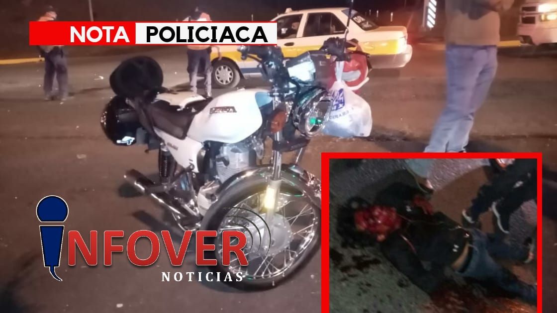 Grave Motociclista Trás Chocar Contra Camioneta; El Responsable Escapa
