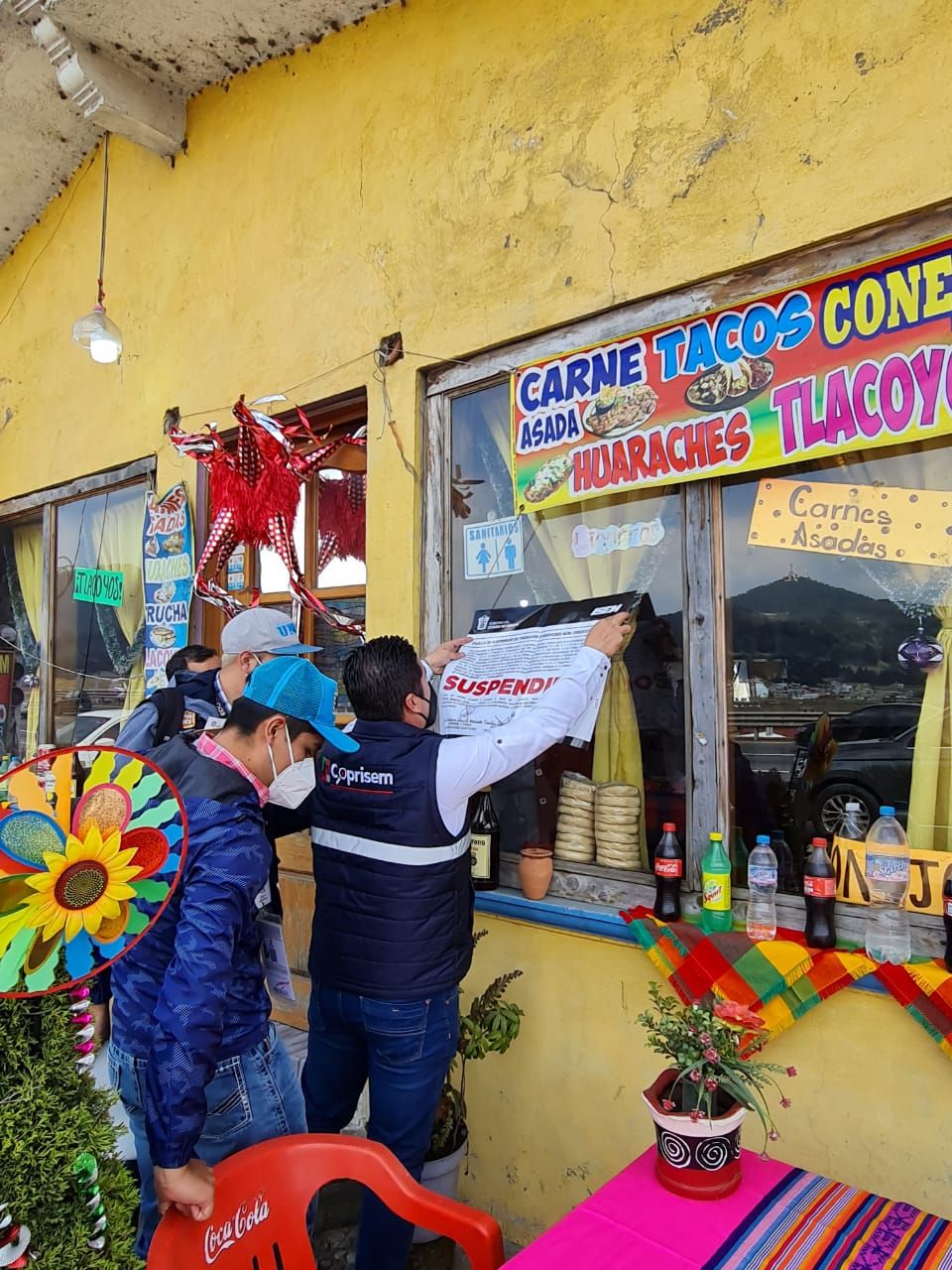 #La  COPRISEM clausuro negocios de alimentos en la Marques por incumplir protocolos sanitarios