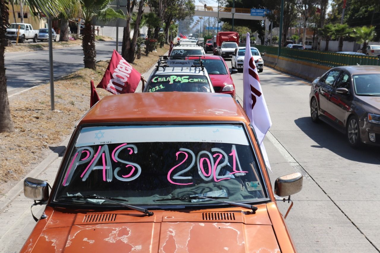 Con mega caravana vehicular respaldan a Pablo Amílcar Sandoval para gobernador de Guerrero 
