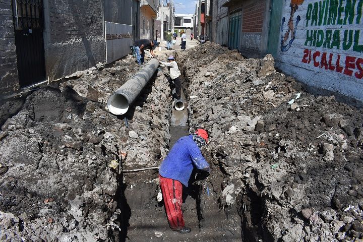 ODAPAS Chimalhuacán mejora infraestructura en San Pablo y Xochitenco
