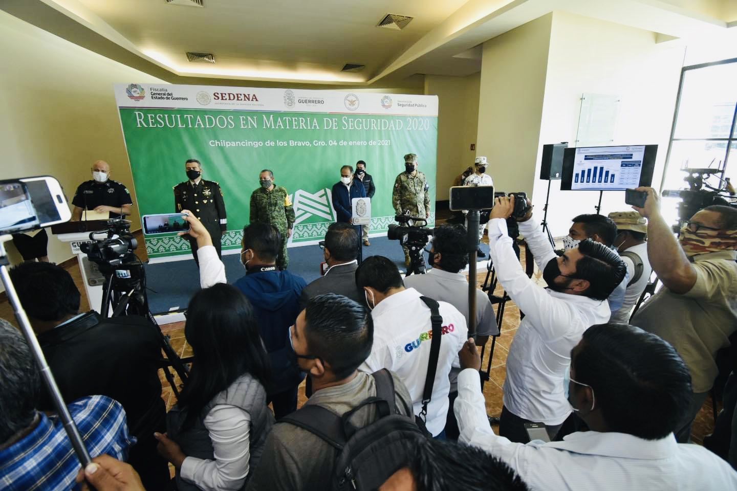 Presenta 2020 los menores indicadores delictivos en Guerrero de los últimos años: Gobernador Astudillo