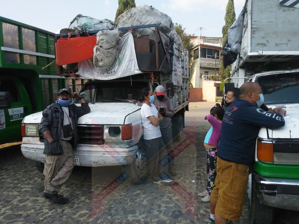 Alcalde Teotihuacán pide dinero a recolectores de basura para dejarlos trabajar 