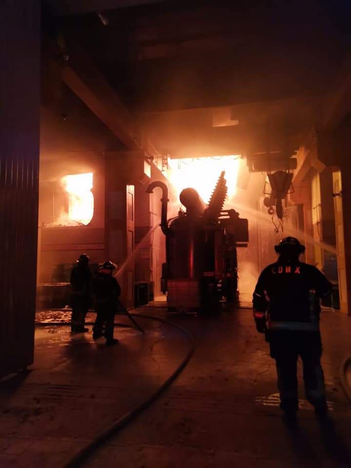 Este sábado incendio en oficinas de control central del Metro CDMX 