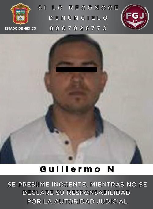 Cayo Guillermo "N" a quien la FGJEM acredito su presunta participacion en doble homicidio ocurrido en Chalco