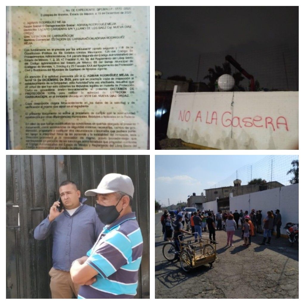 Gobierno municipal otorgó un permiso para instalar una gasera dentro de una Unidad Habitacional en Ecatepec  