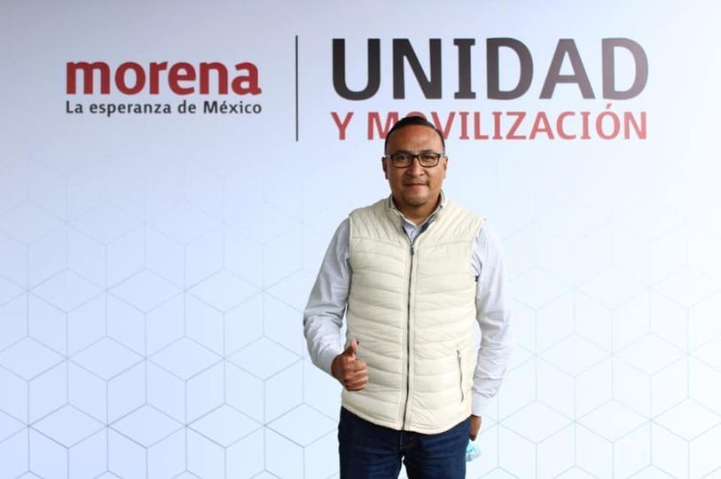 Raul Romero Avalos, se registra como pre-candidato a diputado federal por el distrito XXV, Chimalhuacan 